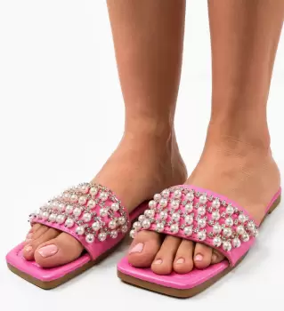 Papuci dama Bellona Roz imagine