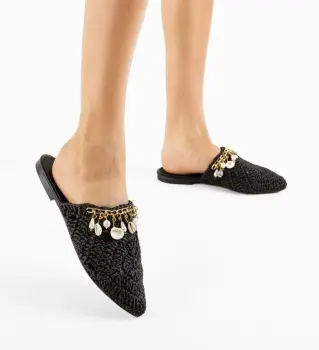 Papuci dama Brimlock Negri imagine