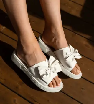 Papuci dama Charas Albi imagine