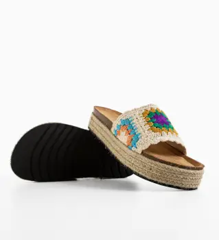 Papuci dama Chinon Galbeni imagine