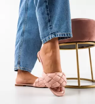 Papuci dama Dev Roz 2 imagine