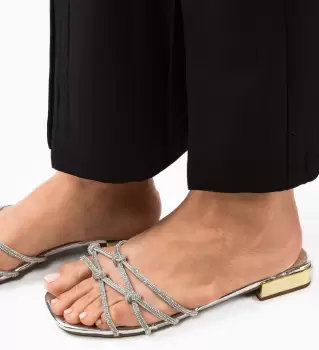 Papuci dama Dia Argintii imagine