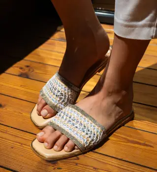 Papuci dama Doxx Bej imagine