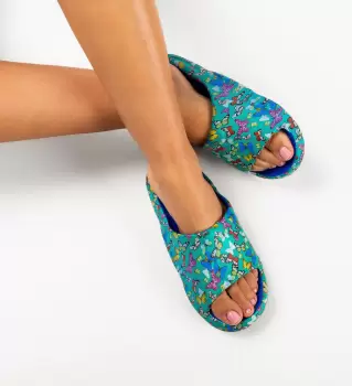 Papuci dama Fluture Albastri imagine