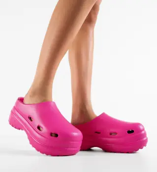 Papuci dama Freddi Fuchsia imagine