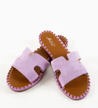 Papuci dama Freska Mov imagine