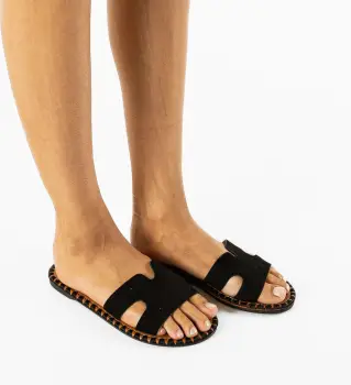 Papuci dama Freska Negre imagine