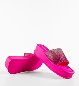 Papuci dama Gaib Fuchsia imagine