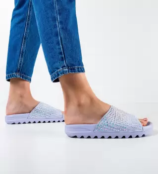 Papuci dama Gorjel Mov imagine