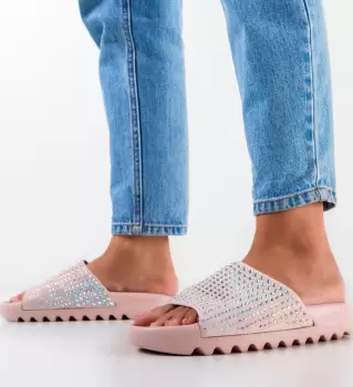 Papuci dama Gorjel Roz imagine