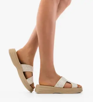 Papuci dama Gritta Albi imagine