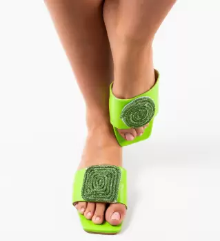 Papuci dama Gulgyun Verzi imagine