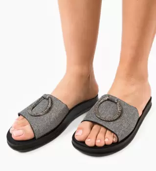 Papuci dama Henri Gri imagine