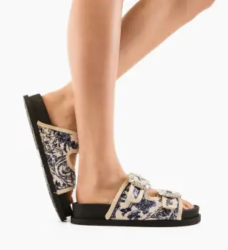 Papuci dama Hooper Bej imagine