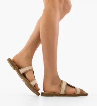 Papuci dama Ike Khaki imagine