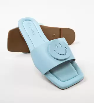 Papuci dama Indigo Albastri imagine