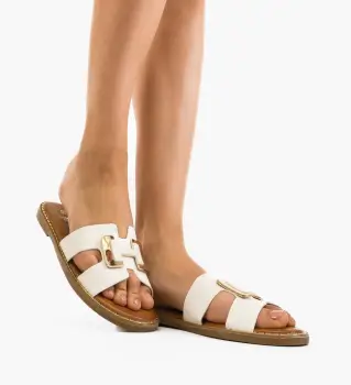 Papuci dama Kameru Albi imagine