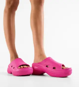 Papuci dama Kayla Fuchsia imagine