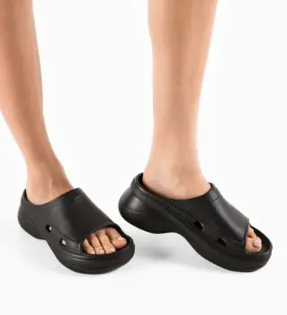 Papuci dama Kayla Negri imagine