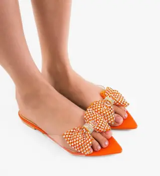 Papuci dama Klovy Portocalii imagine