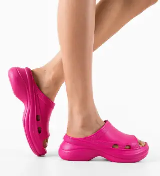 Papuci dama Lin Fuchsia imagine