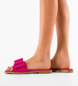 Papuci dama Lorenzo Fuchsia imagine