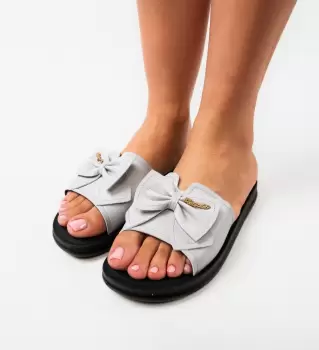 Papuci dama Louhi Gri imagine