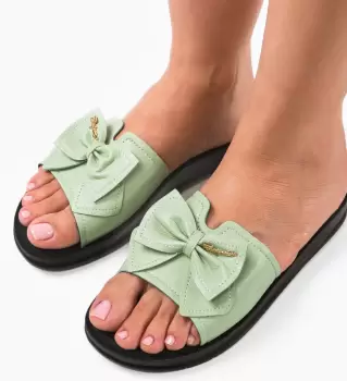 Papuci dama Louhi Verzi imagine