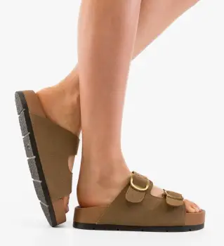 Papuci dama Lybure Khaki imagine