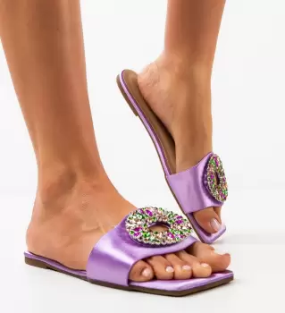 Papuci dama Mick Mov imagine