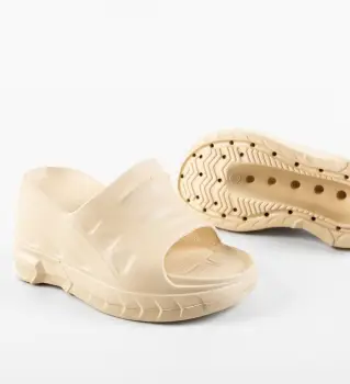 Papuci dama Milan Bej imagine