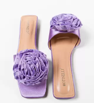 Papuci dama Nulefer Mov imagine