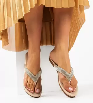 Papuci dama Phrixos Bej imagine