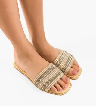 Papuci dama Pyka Bej imagine