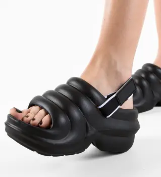 Papuci dama Sinea Negri imagine