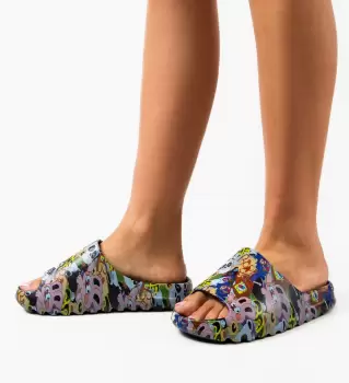 Papuci dama Smail Multi 2 imagine