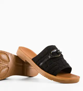 Papuci dama Tabby Negri imagine