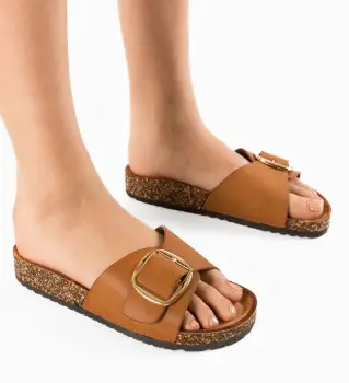 Papuci dama Terry Camel imagine