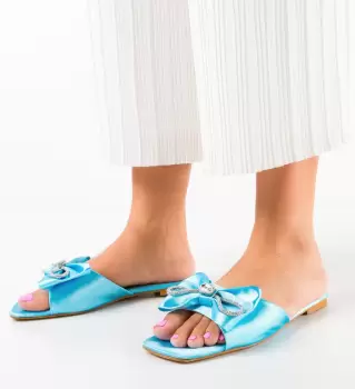 Papuci dama Tixe Albastre imagine