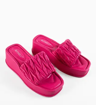 Papuci dama Torne Fuchsia imagine