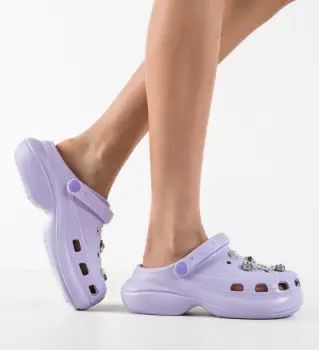 Papuci dama Trifo Mov imagine