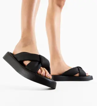 Papuci dama Vandar Negri imagine