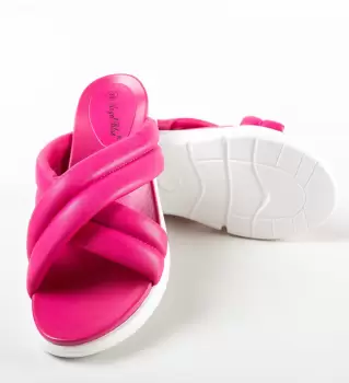 Papuci dama Viviene Fuchsia imagine