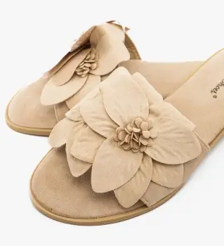 Papuci dama Webb Bej imagine