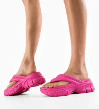 Papuci dama Willie Fuchsia imagine