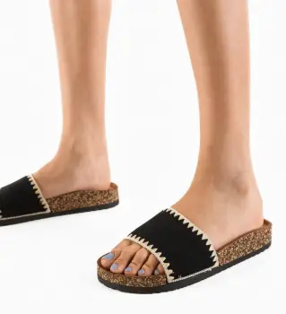 Papuci dama Zamir Negri imagine