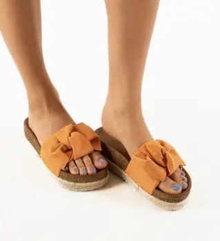 Papuci dama Zola Portocalii imagine