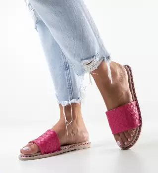 Papuci Grece Fuchsia imagine