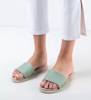 Papuci Grece Turcoaz imagine