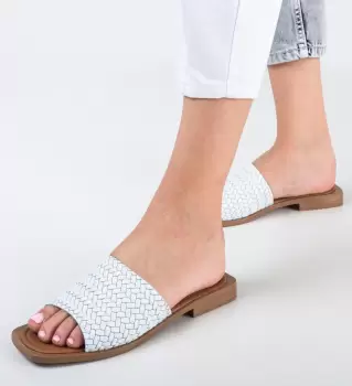 Papuci Teset Albi imagine